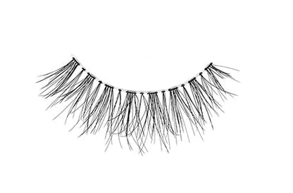 Close-up of an Ardell Naked Lash 425 false lash featuring light wispies layering & short length for a natural look