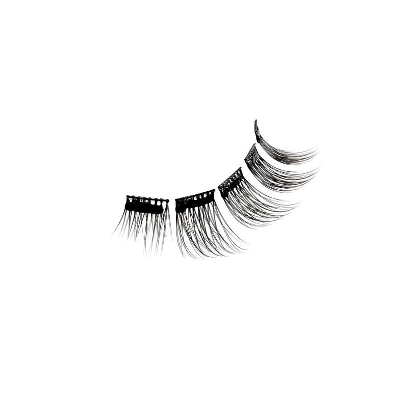 Set of false eyelashes on a white background