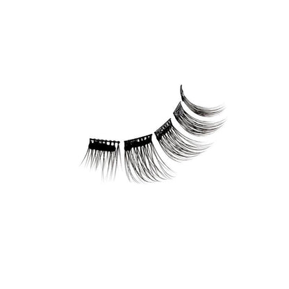 Set of false eyelashes on a white background