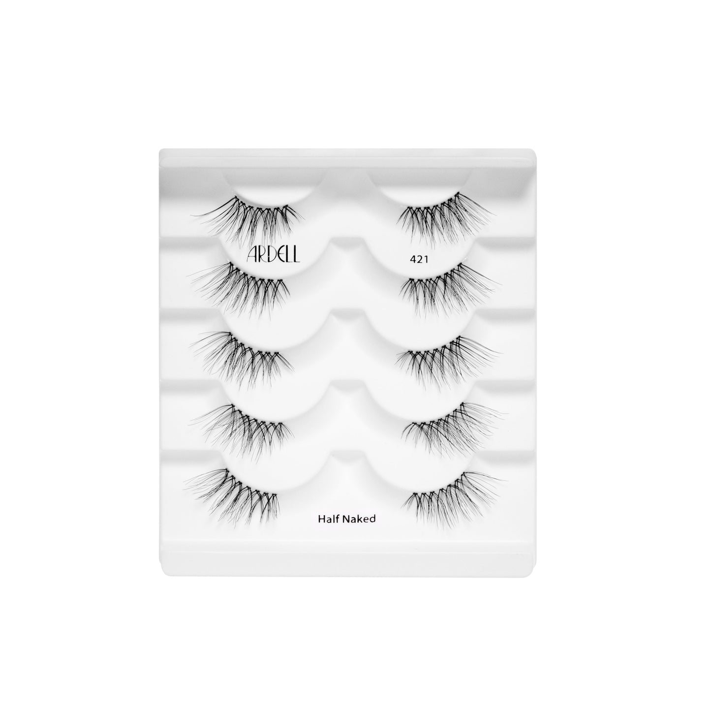 Half Naked lashes 421, 5 pairs in white try