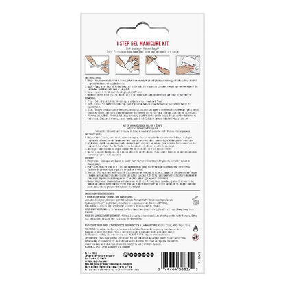 Back of Ardell Flower Petal Starter Kit showing instructions, shade details, and full kit components.