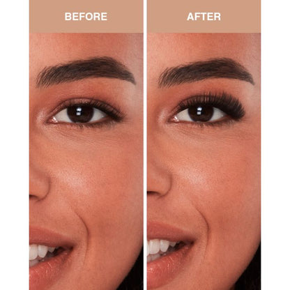 Model with hooded eyes wearing Ardell Doll Eye Extensions for eye-opening lift and definition.