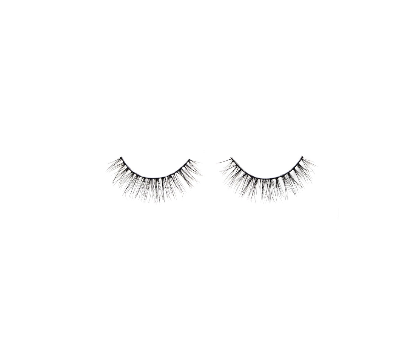 Ardell's Ecolashes 451 with multi-layered strand, medium volume, medium length and rounded shape lash